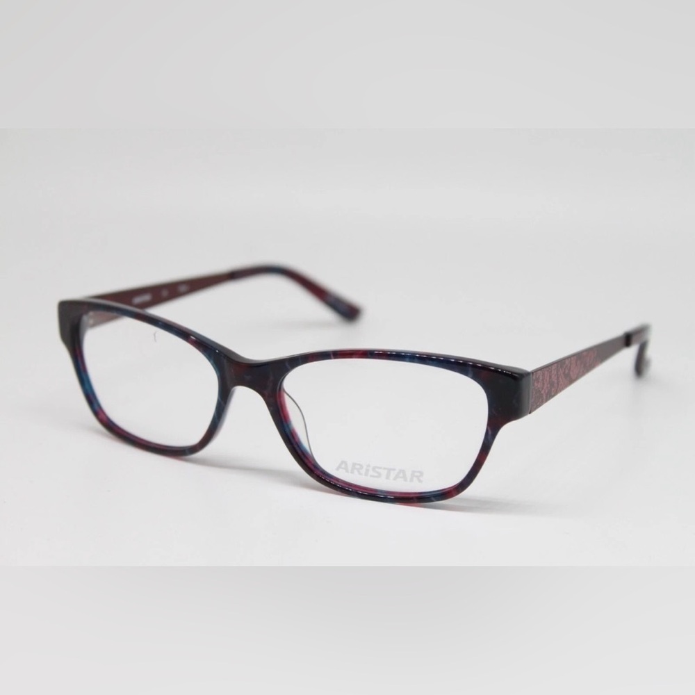NEW ARISTAR CHARMANT AR18433 BURGUNDY TORTOISE DESIGNER EYEGLASSES 53-16-135